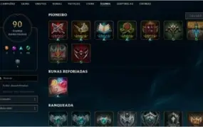 Conta Unranked League of Legends (2013) lvl 65