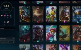 Conta Lol LV 136 UNRANKED, Dezenas de skins.