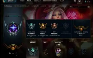 CONTA PLATINA 3,  45 SKINS,  112 CHAMPS!