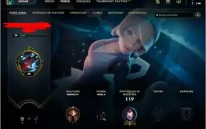 VENDO: Conta nível 39 faltando uma partida pra md10