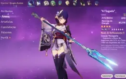 Conta genshin AR 54 Muito forte