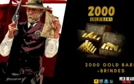 Red Dead 2 Online(PC) 30 Leveis+1.000 Gold Bars+100.000 Dóla