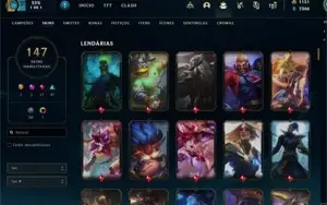 Conta league of legends