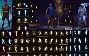 Conta de Free Fire muito gemada, com 3 angelicais ! FF