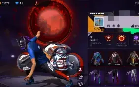 Conta de Free Fire muito gemada, com 3 angelicais ! FF