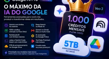 Gemini Pro + Antigravity + Flow 18 meses/30 dias de garantia