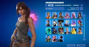 Conta Fortnite | 61 Skins | Lara Croft | Entrega automática