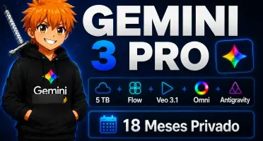 Gemini Pro + Antigravity + Flow 18 mes/30 dias de garantia!