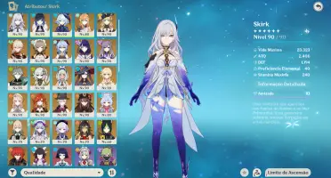 Conta Genshin - 26 Personagens T5 AR 60 e muito Mais!