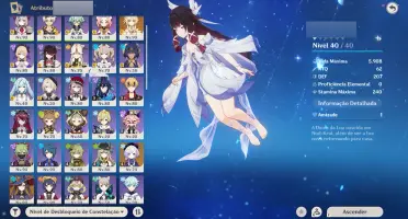 Conta Genshin - 26 Personagens T5 AR 60 e muito Mais!