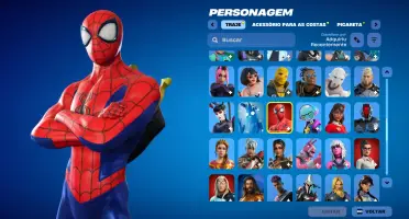 Conta Fortnite | 124 Skins | Spider-Man | Entrega automática