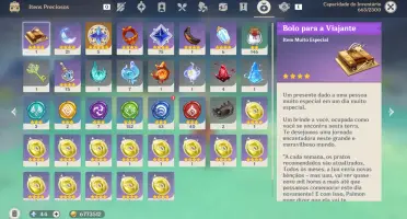 Conta Genshin Impact com 16 5* e vários 4* com constelações