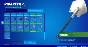 CONTA FORTNITE CAP 1 SEASON 8 COM SALVE O MUNDO