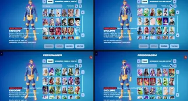 Conta Main Full Acesso Raridades: 130 Skins + 150 Picaretas