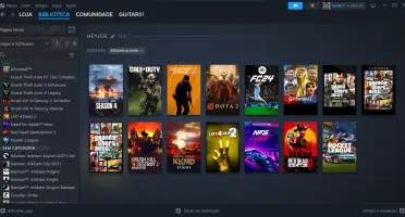 Steam Conta Com mais de 50 Jogos 20 ANOS DE CONTA
