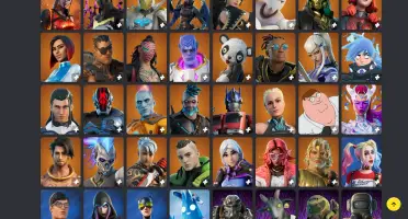 Conta com 246 skins (loja, passe, clube fortnite e missões),