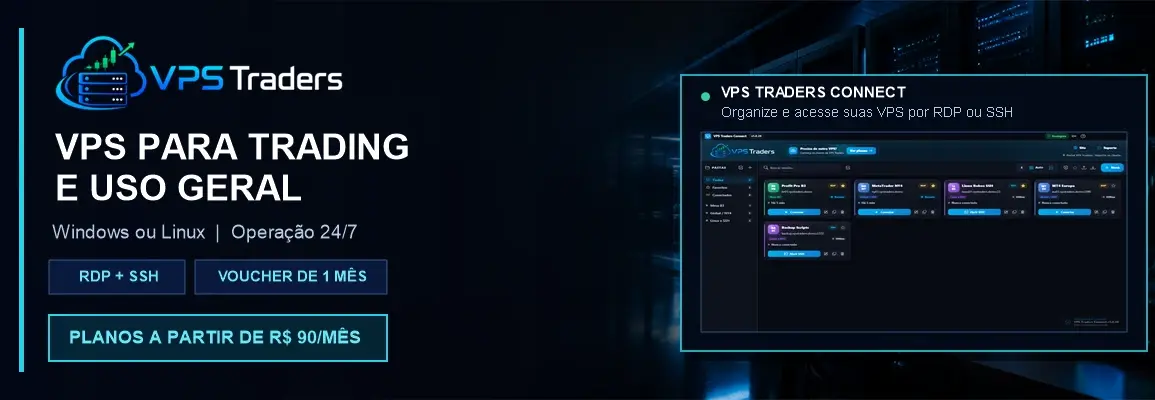 VPS Windows e Linux para Trading e Uso Geral 24/7.