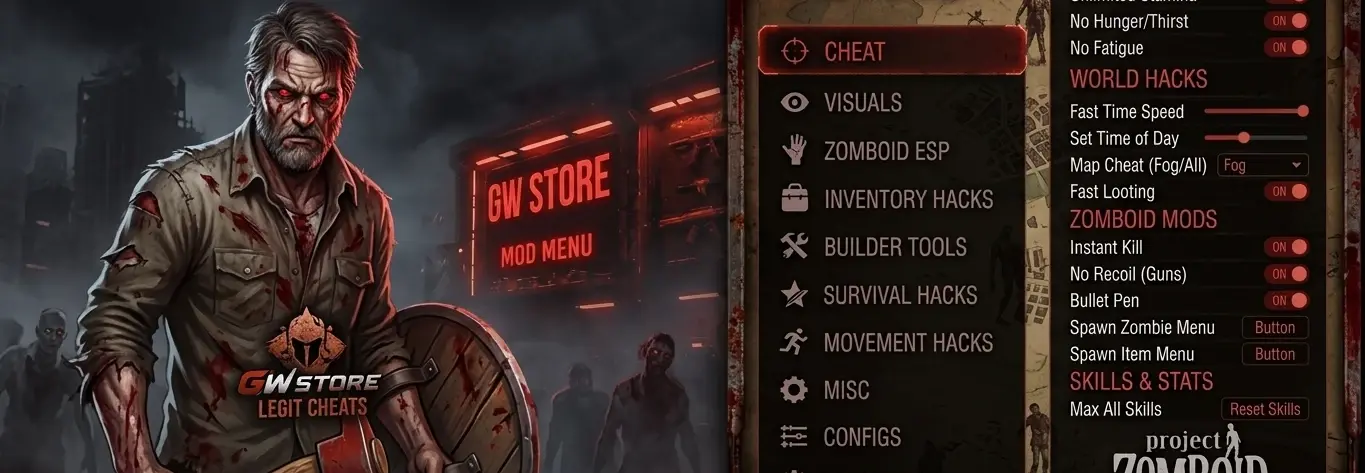 Project Zomboid Cheat|Hack 2026