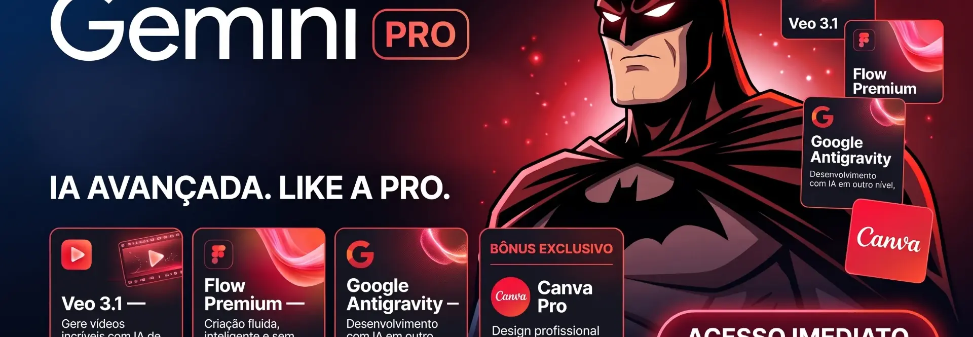Gemini 3 Pro + 1k creditos Flow +5 tb + Nano Banana