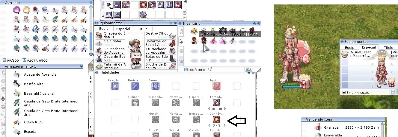 Bioquimica Level 120 Canhão de prótons Ragnarok Freya Latam