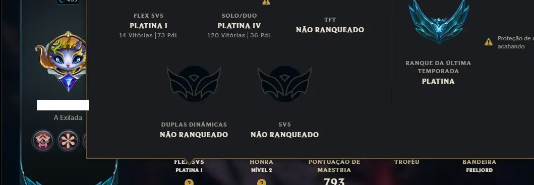Platina 4 com TODOS os Champs e 299 Skins +16 Vitoriosas