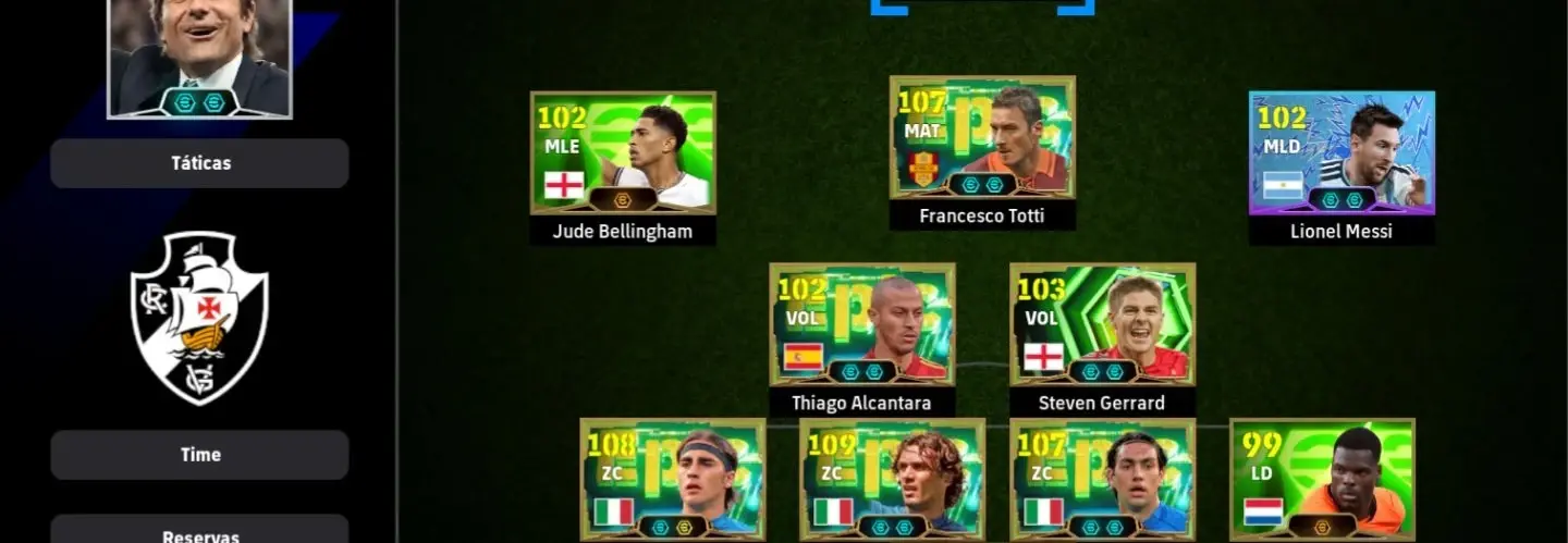 Conta Efootball - Steam - Muitos Épicos (Time Meta)