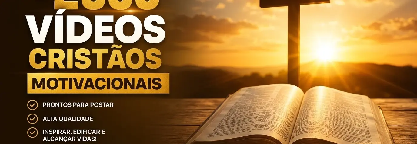 2000 VÍDEOS CRISTÃOS - ALTA QUALIDADE + BÔNUS ENGAJAMENTO