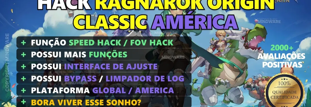 RAGNAROK ORIGIN CLASSIC AM ✅ EXCLUSIVO E PRIVADO RECOMENDADO