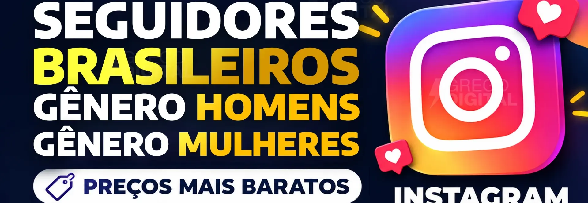 INSTAGRAM - SEGUIDORES INSTAGRAM - BRASILEIROS e MUNDIAIS