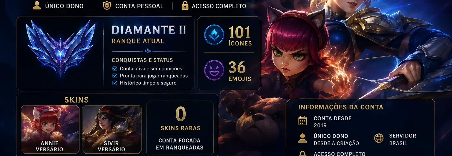 Conta Diamante 2 Com 27K De Ea E 62 Skins Nivel 66