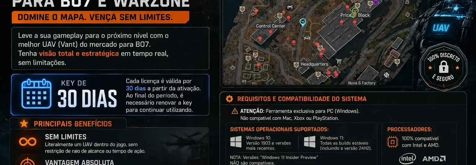 Uav/Vant Infinito Para Warzone E B07 - LifeTime