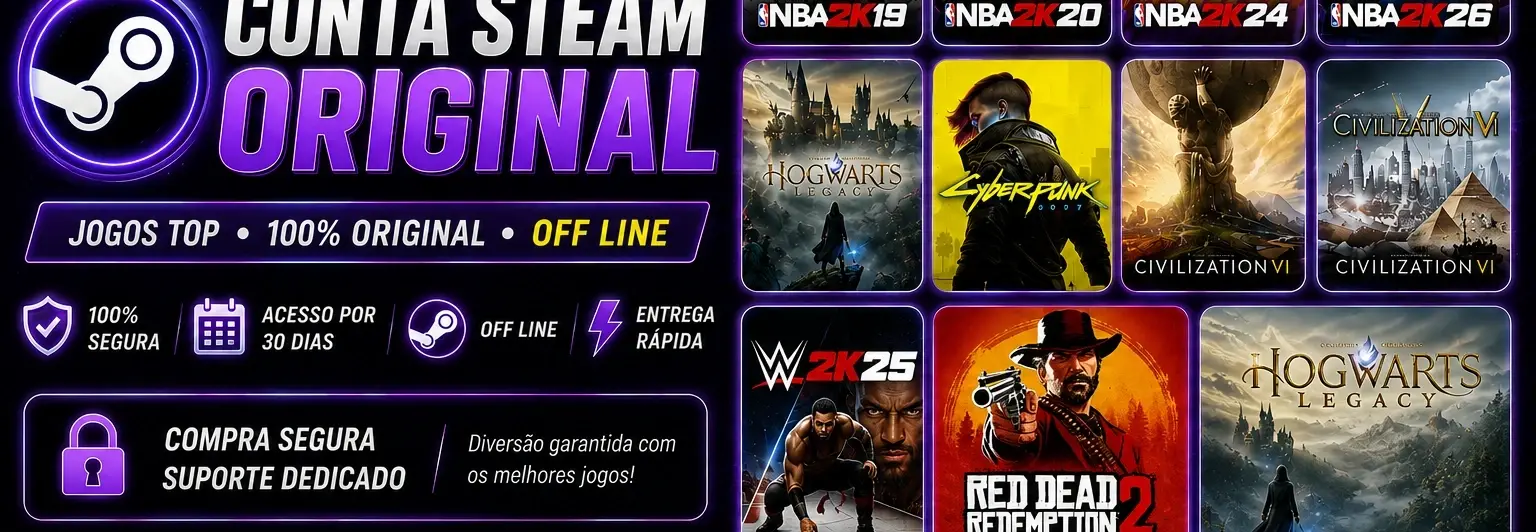 Jogos Steam Offline - Entrega Imediata