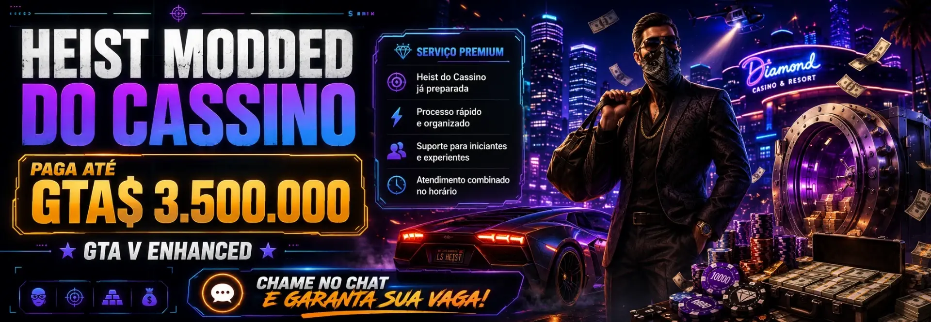 🟢 Golpe Do Cassino Modded 3.5M