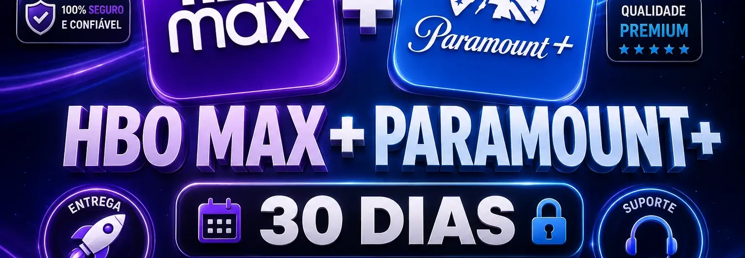 Hbo Max + Paramount 30 Dias - Entrega Automática!