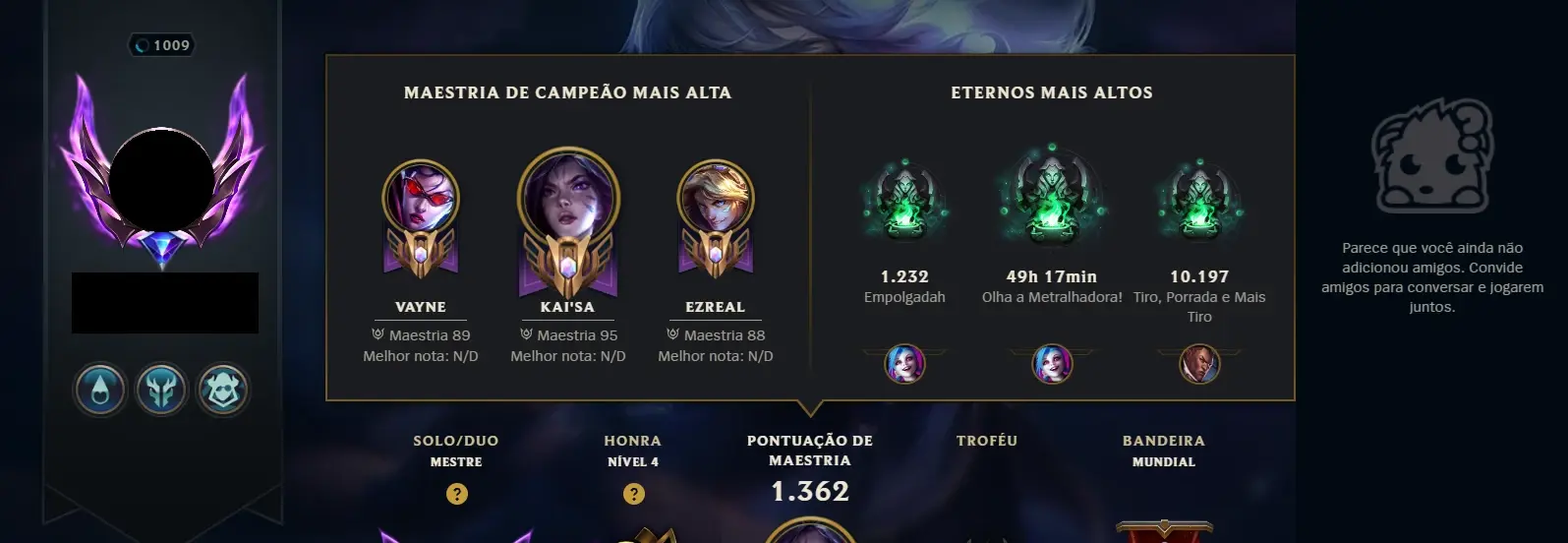 Conta Mestre | Main ADC [Conta de 2010]