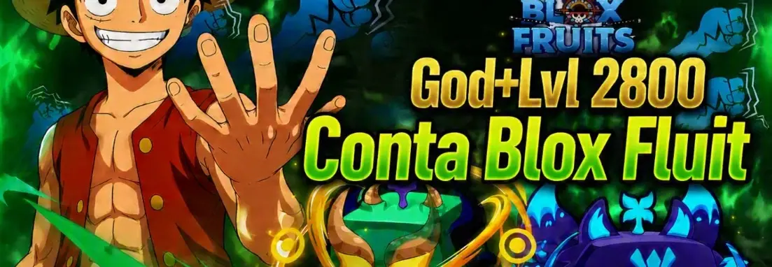 Venda de Contas | BLOX FLUITS | God+Lvl 2.500 a 2800 + Itens