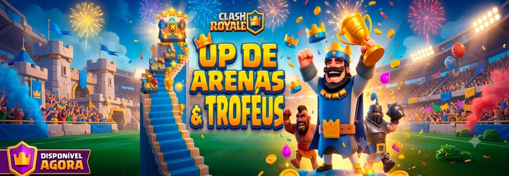 ELOJOB DE CONTA- CLASH ROYALE - VENDEDOR CONFIÁVEL