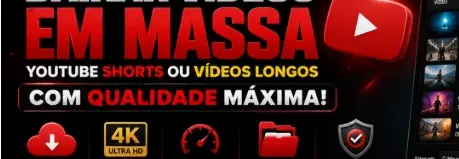 Baixe videos do Youtube na melhor qualidade ou audios