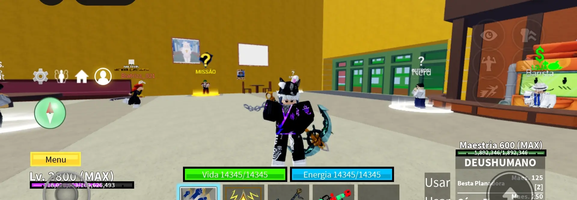 Conta De Blox Lv Max Cdk Shark Ancor Cdk E Ghod Humano