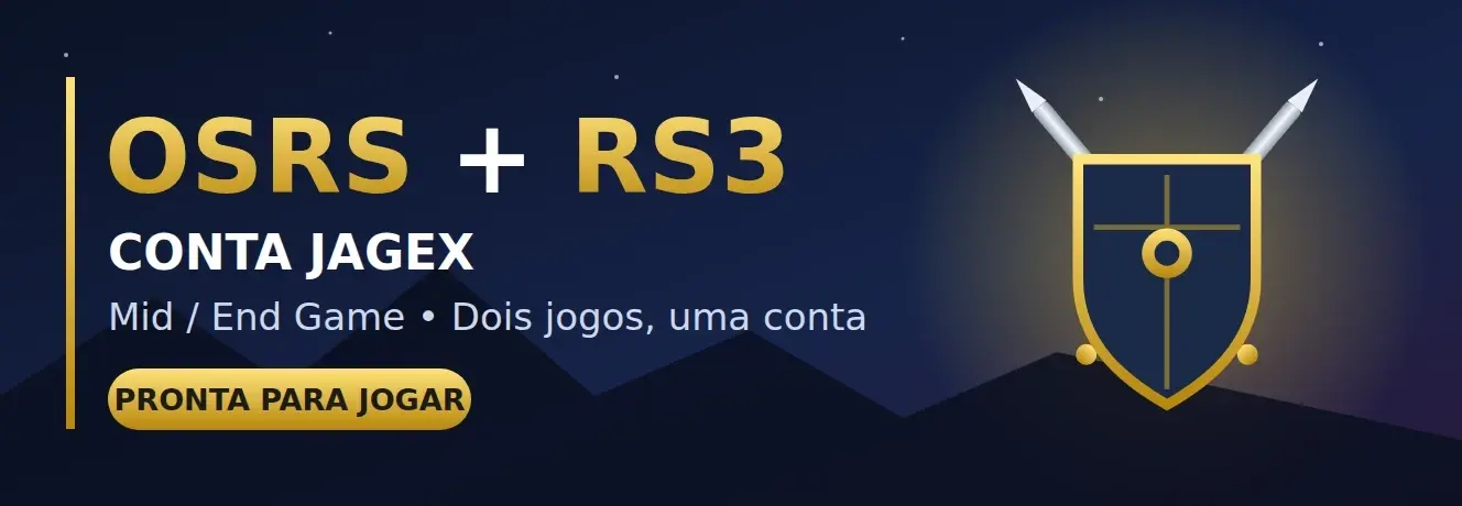 Conta Jagex OSRS + RS3 | Mid/End Game