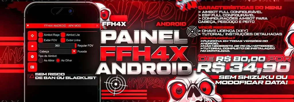 🚨 ATENÇÃO: MUDE SEU JOGO AGORA COM O PAINEL FFH4X REGEDIT🚨