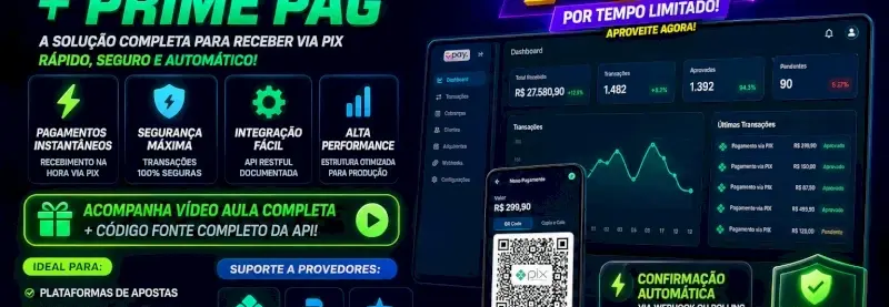 Gateway de Pagamento Oficial e novo Completo Com Video Aula