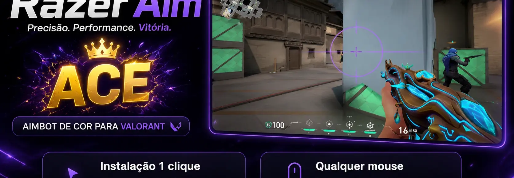 Cheat Valorant Color AIMBOT - Versão RAZER - AntiBan