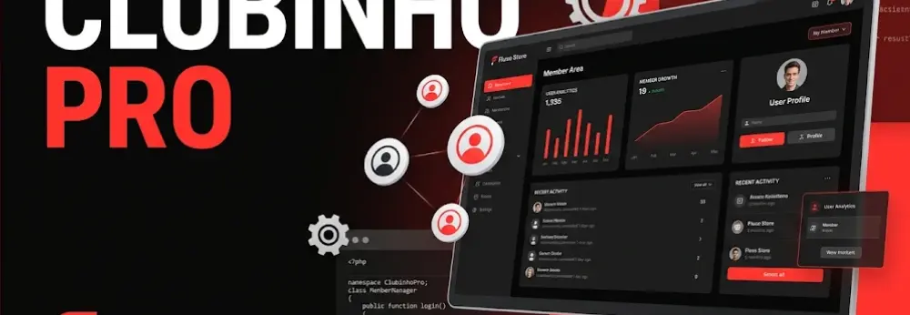CLUBINHO PRO  Sistema de Área de Membros Profissional em PHP