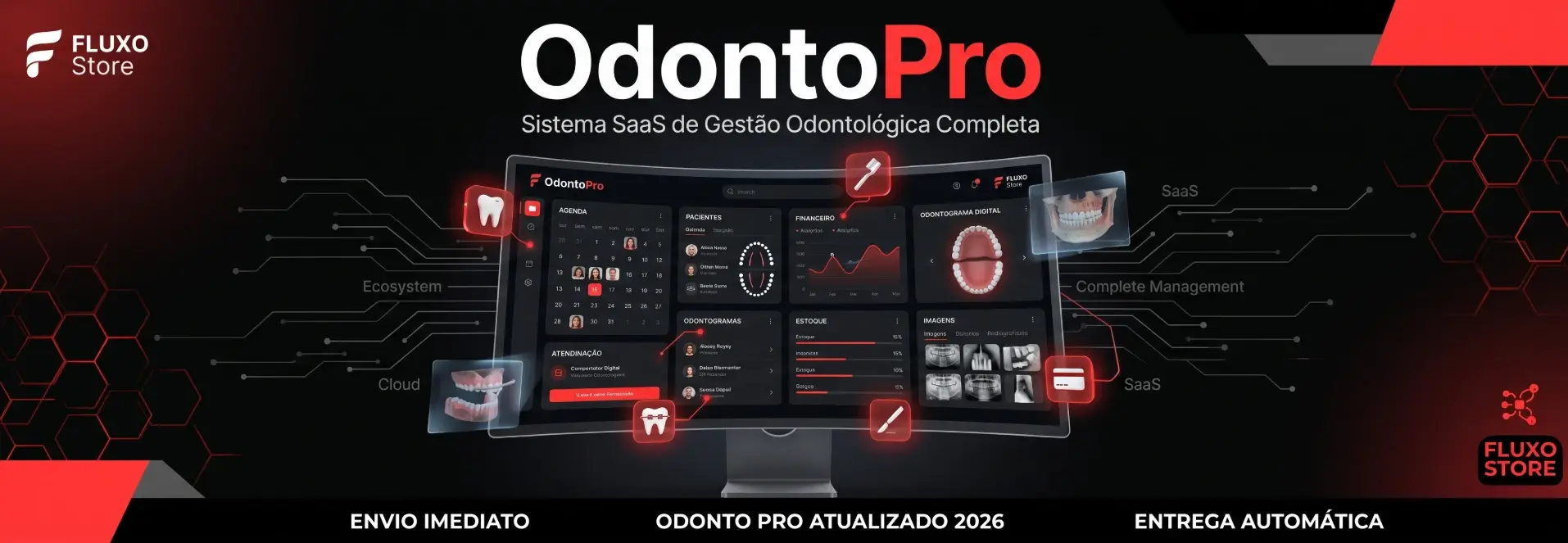 OdontoPro: Sistema SaaS de Gestão Odontológica Completa