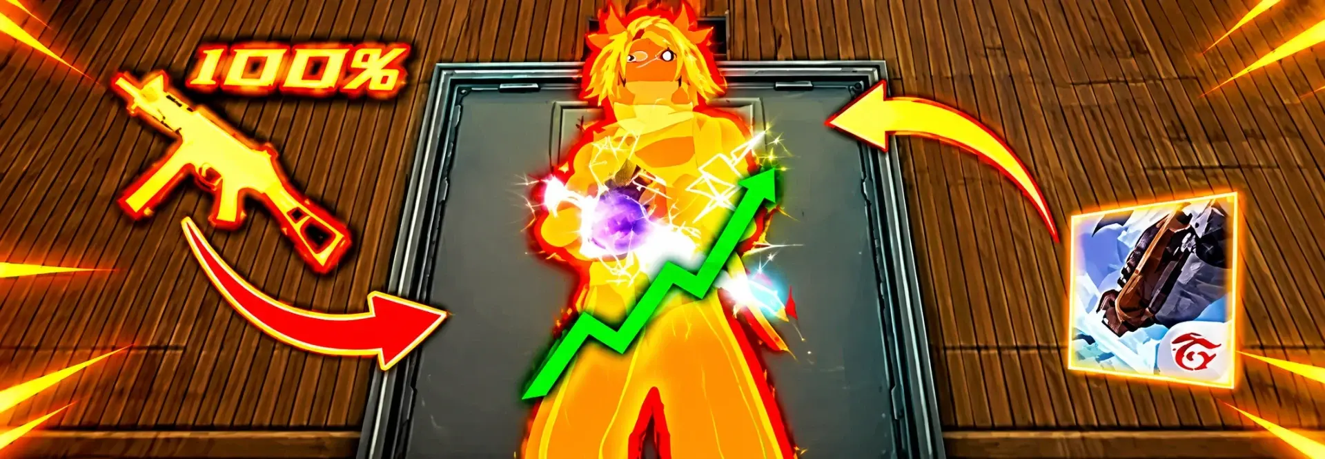 Holograma Free Fire Max