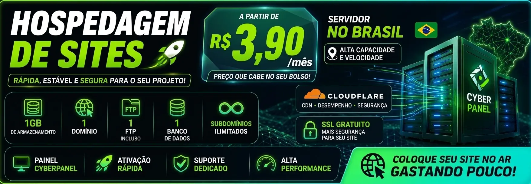 🚀 Hospedagem de Sites