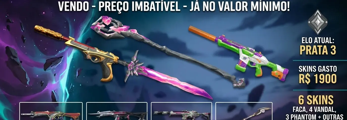 CONTA UNICO DONO, OURO 1 E MUITAS SKINS PRA SAIR HOJE