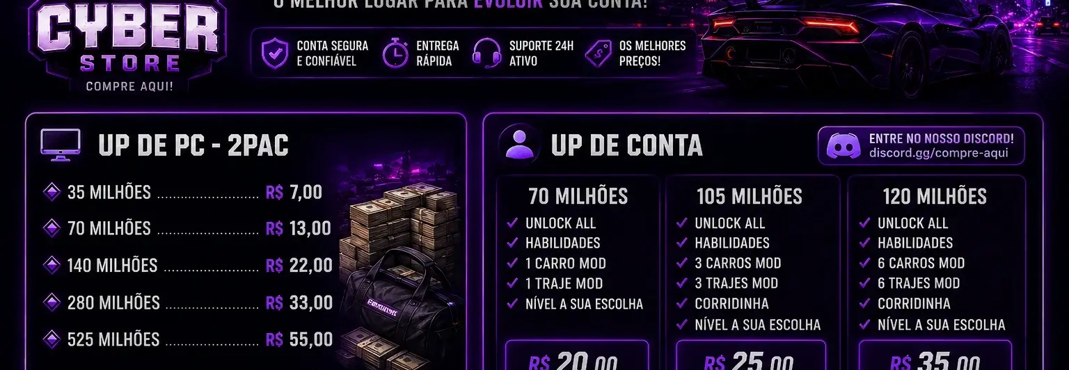 GTA V PC Enhanced - Up de Contas Completo / Dinheiro / Desbl