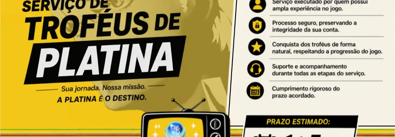 Playstation | Serviço de Troféus de Platina.